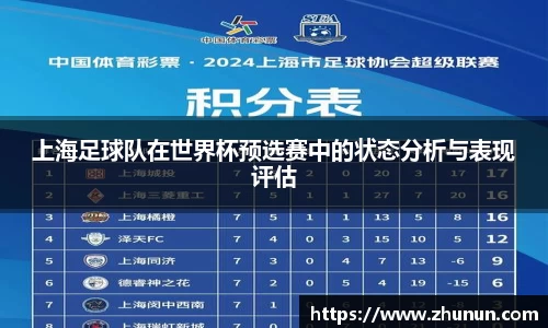 上海足球队在世界杯预选赛中的状态分析与表现评估